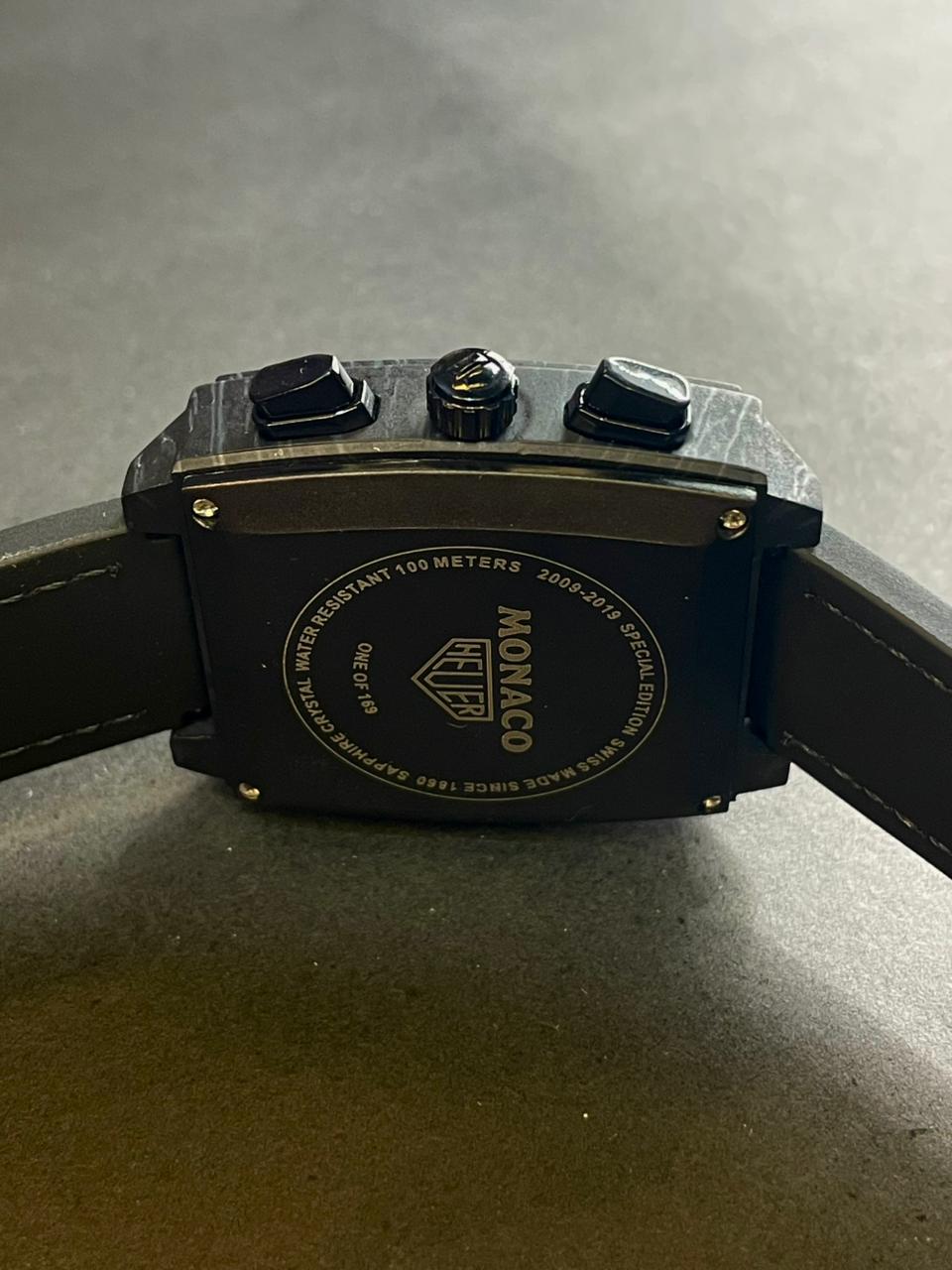 Monaco Square Chronograph Quartz Watch – Sport Edition