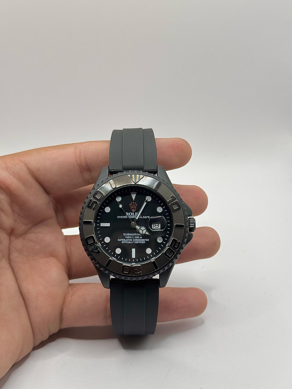 Rolex Yatch Master with Rubber Straps