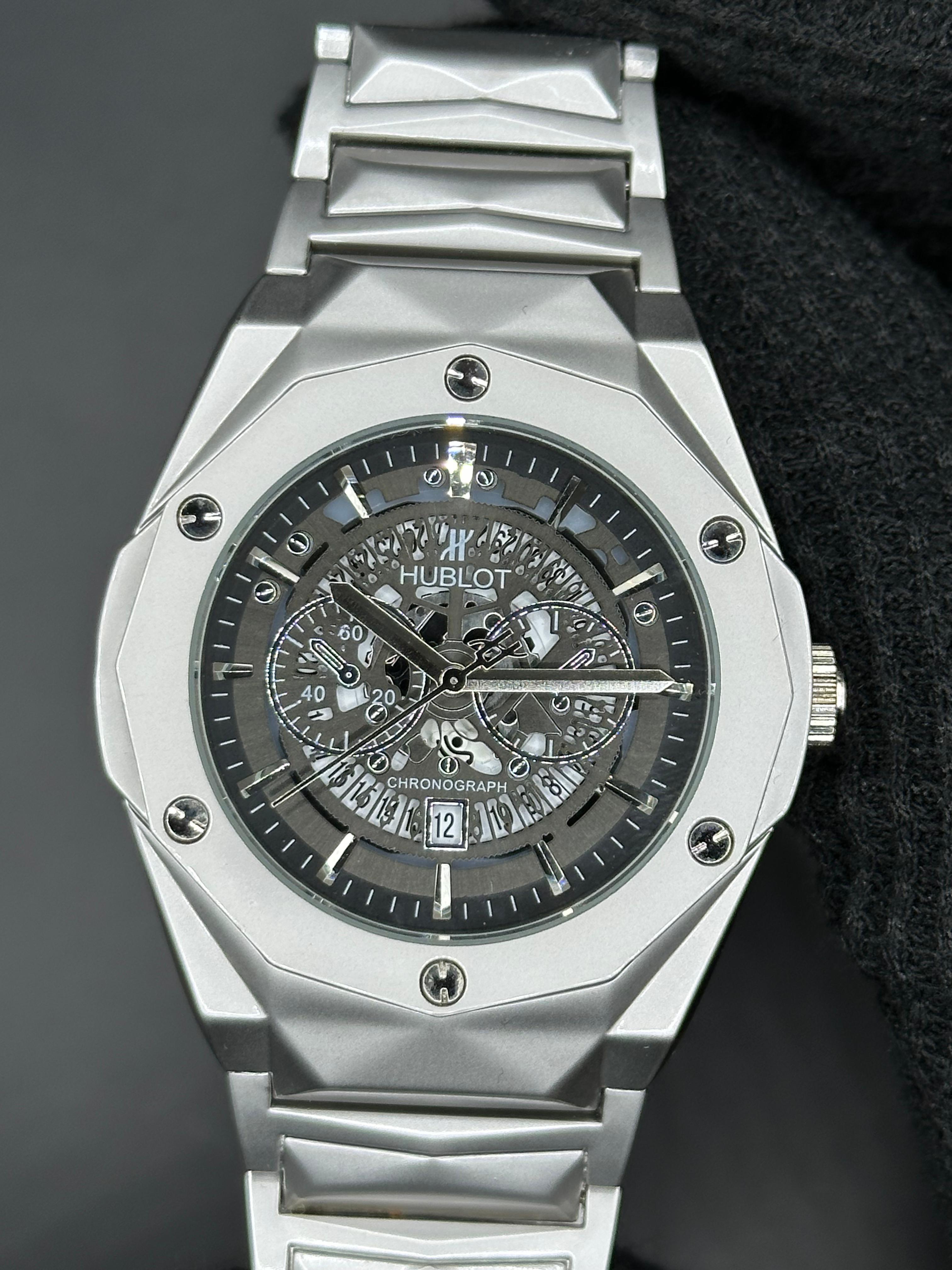 Hublot Diamond Shaped Chronograph Watch