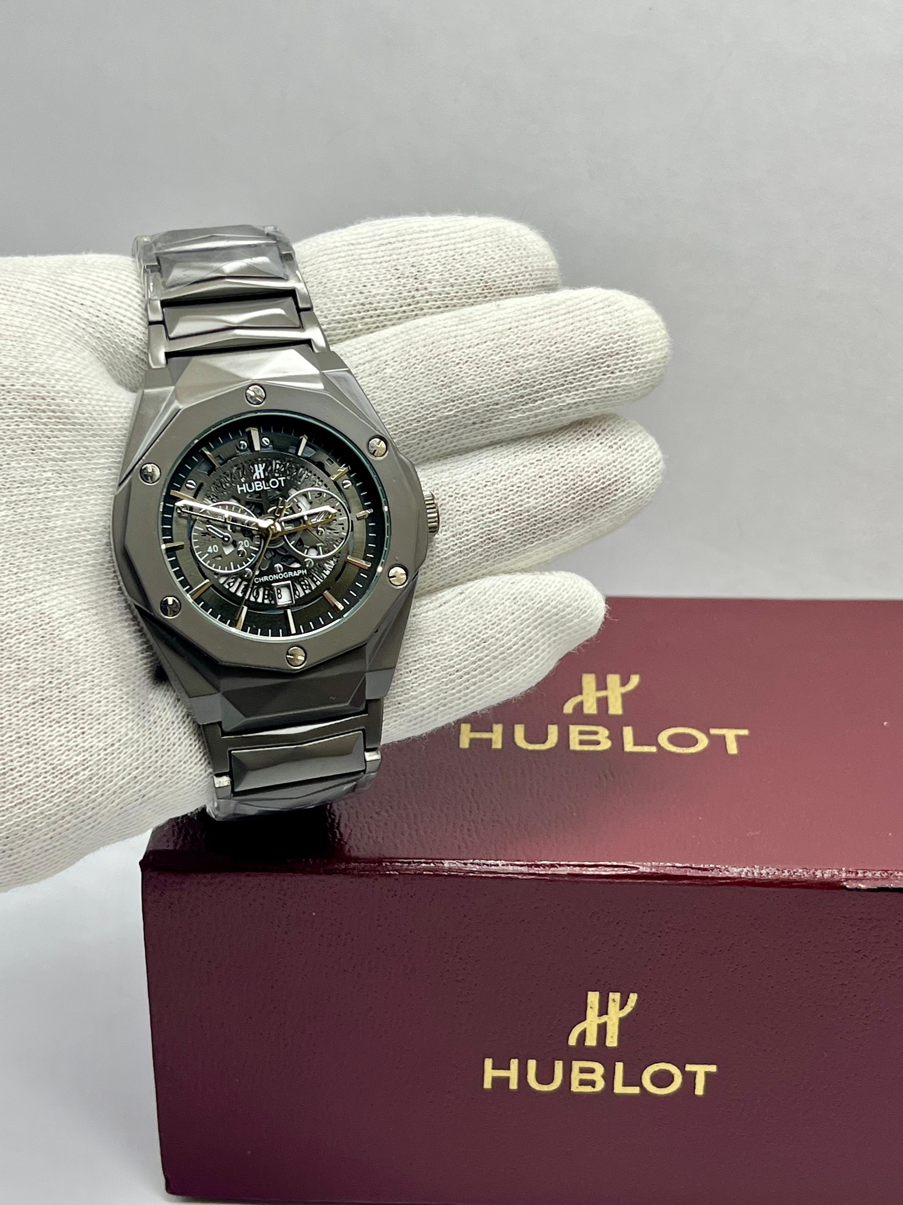 Hublot Diamond Shaped Chronograph Watch