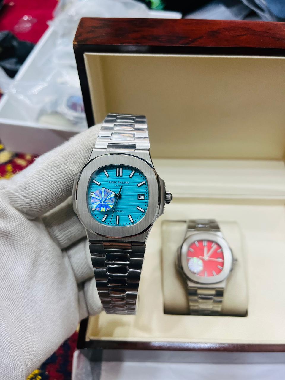 Patek Philippe Luxury Automatic Nautilus-Style Watch – Premium Dial Collection