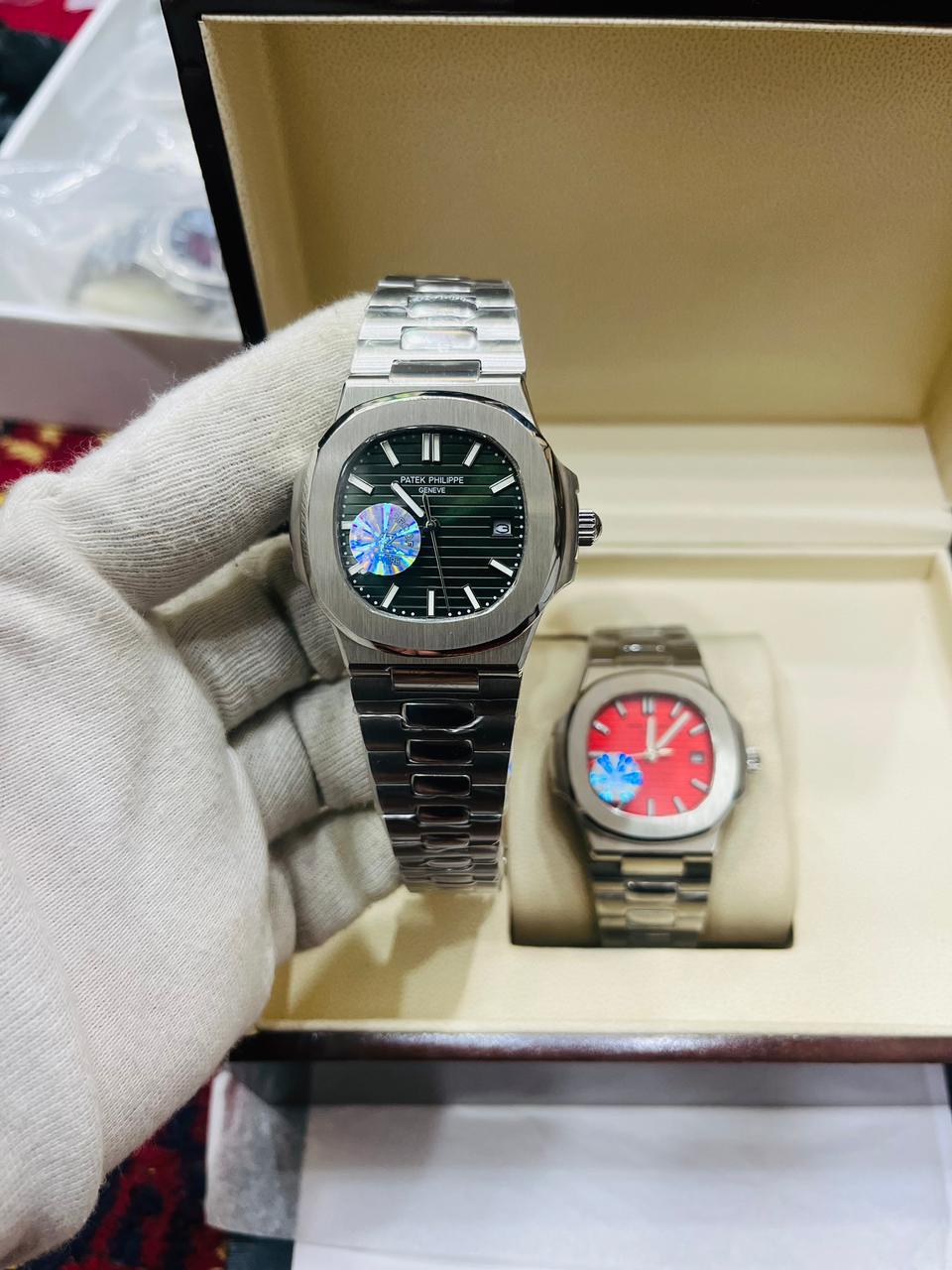 Patek Philippe Luxury Automatic Nautilus-Style Watch – Premium Dial Collection