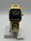 Matturi Sleek Dial Watch - Gold and Black Edition