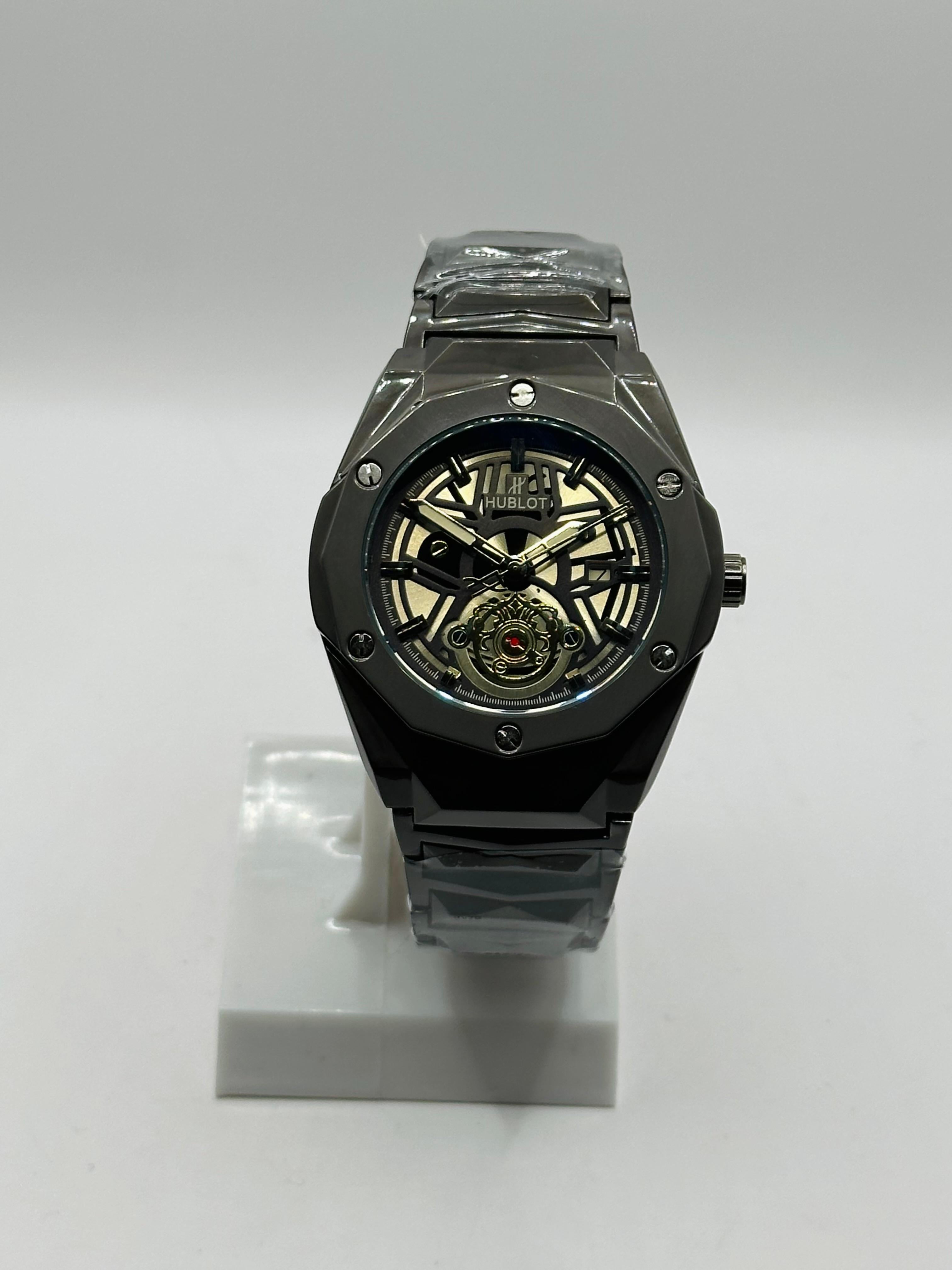 Hublot Classic Fusion Titanium Quartz Skeleton Dial Men's Watch